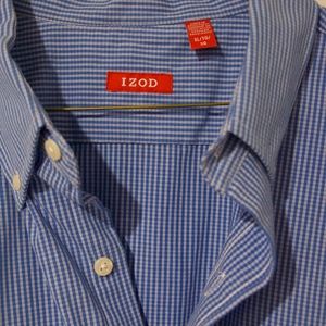 Izod mens long sleeve dress shirt size Xxl